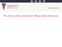 Tablet Screenshot of defeatdiabetes.org